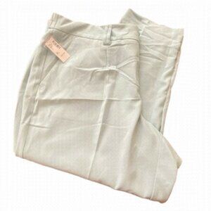 NEW With Tags- Reitmans Size 22 Ankle Pants, Petite, Eggshell Blue